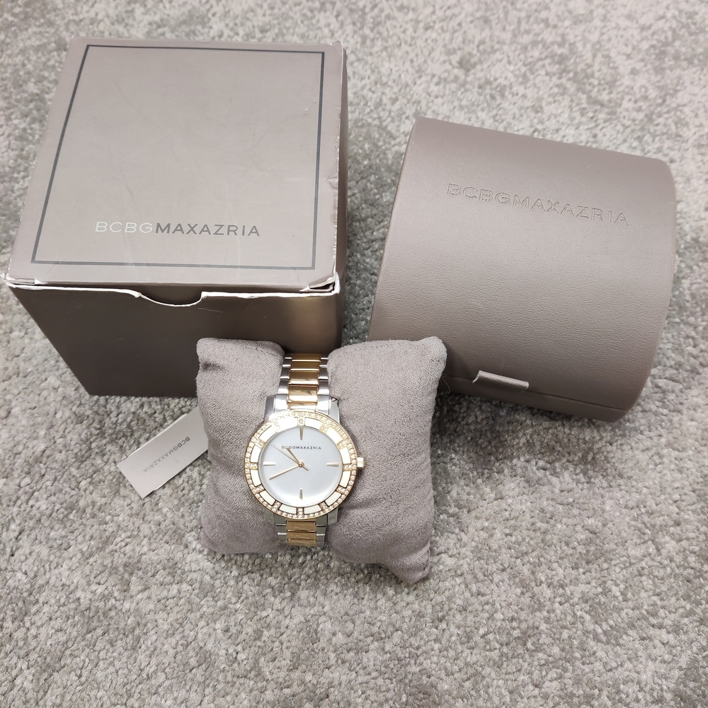 Bcbgmaxazria Women's Silver Gold Watch NEW